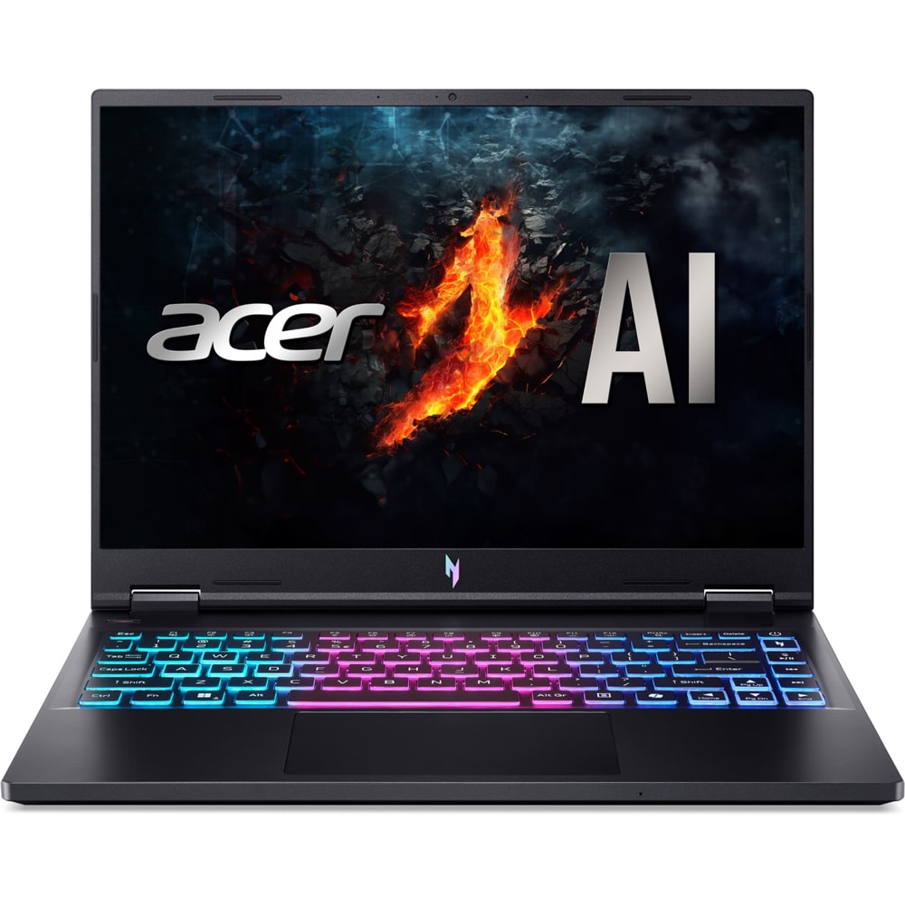 Laptop Gaming ACER Nitro 14 AN14-41-R4B4, AMD Ryzen 7 8845HS pana la 5.1GHz, 14.5" WUXGA, 16GB, SSD 1TB, NVIDIA GeForce RTX 4060, Linux, Obsidian Black