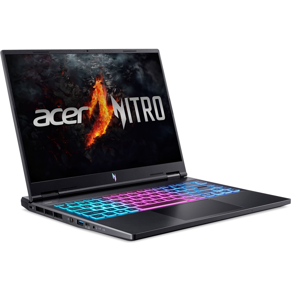 Laptop Gaming ACER Nitro 14 AN14-41-R4B4, AMD Ryzen 7 8845HS pana la 5.1GHz, 14.5" WUXGA, 16GB, SSD 1TB, NVIDIA GeForce RTX 4060, Linux, Obsidian Black