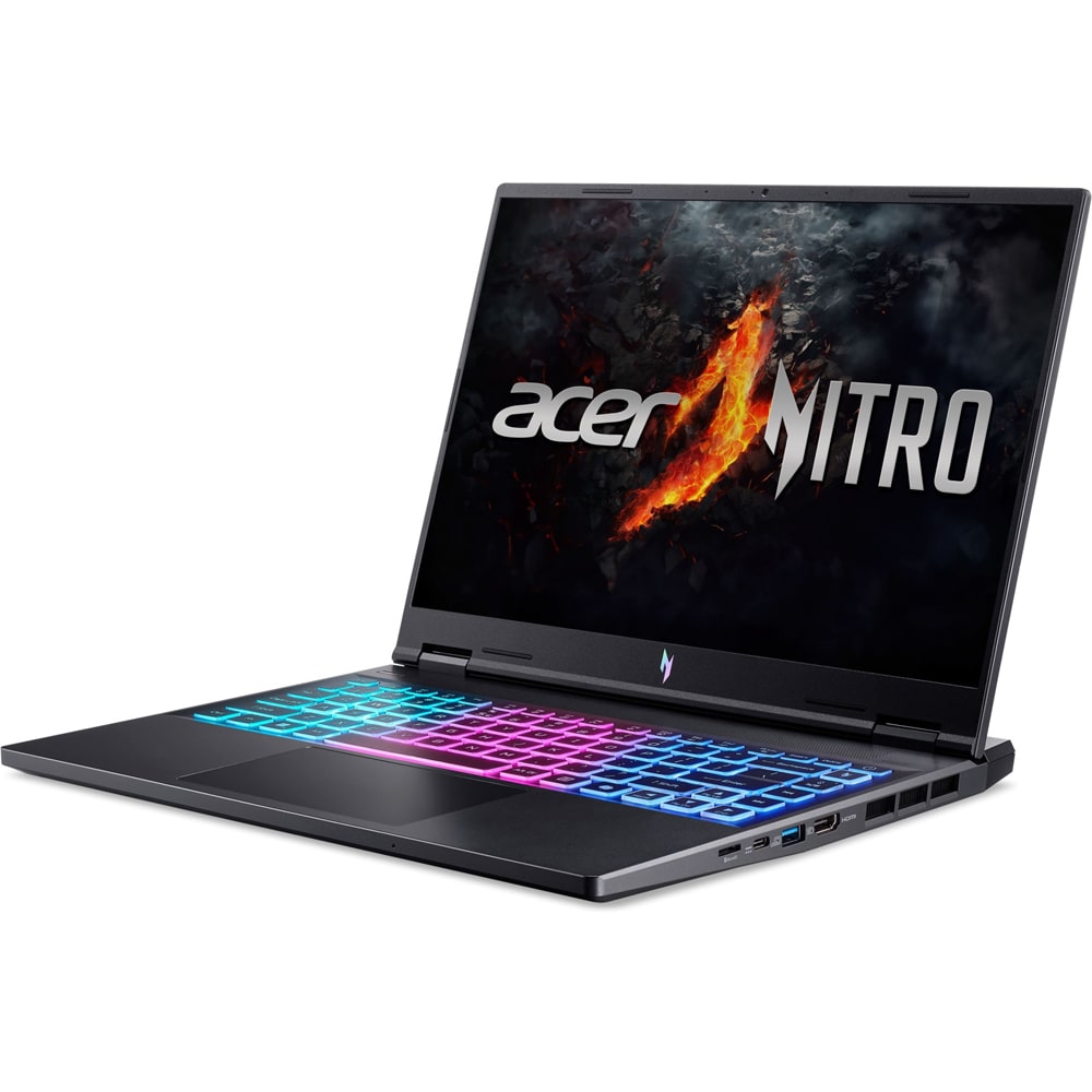 Laptop Gaming ACER Nitro 14 AN14-41-R4B4, AMD Ryzen 7 8845HS pana la 5.1GHz, 14.5" WUXGA, 16GB, SSD 1TB, NVIDIA GeForce RTX 4060, Linux, Obsidian Black