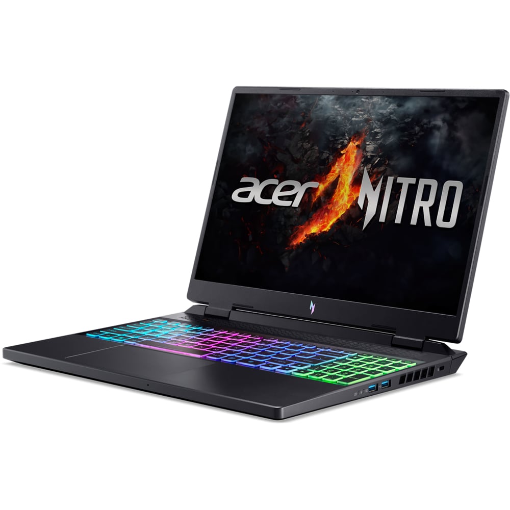 Laptop Gaming ACER Nitro 16 AN16-42-R0AL, AMD Ryzen 7 8845HS pana la 5.1GHz, 16" WUXGA, 16GB, SSD 1TB, NVIDIA GeForce RTX 4060 8GB, Free DOS, negru
