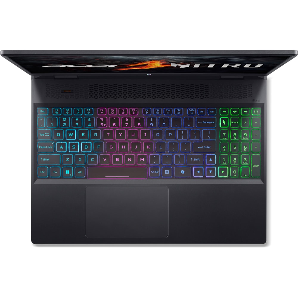 Laptop Gaming ACER Nitro 16 AN16-42-R0AL, AMD Ryzen 7 8845HS pana la 5.1GHz, 16" WUXGA, 16GB, SSD 1TB, NVIDIA GeForce RTX 4060 8GB, Free DOS, negru