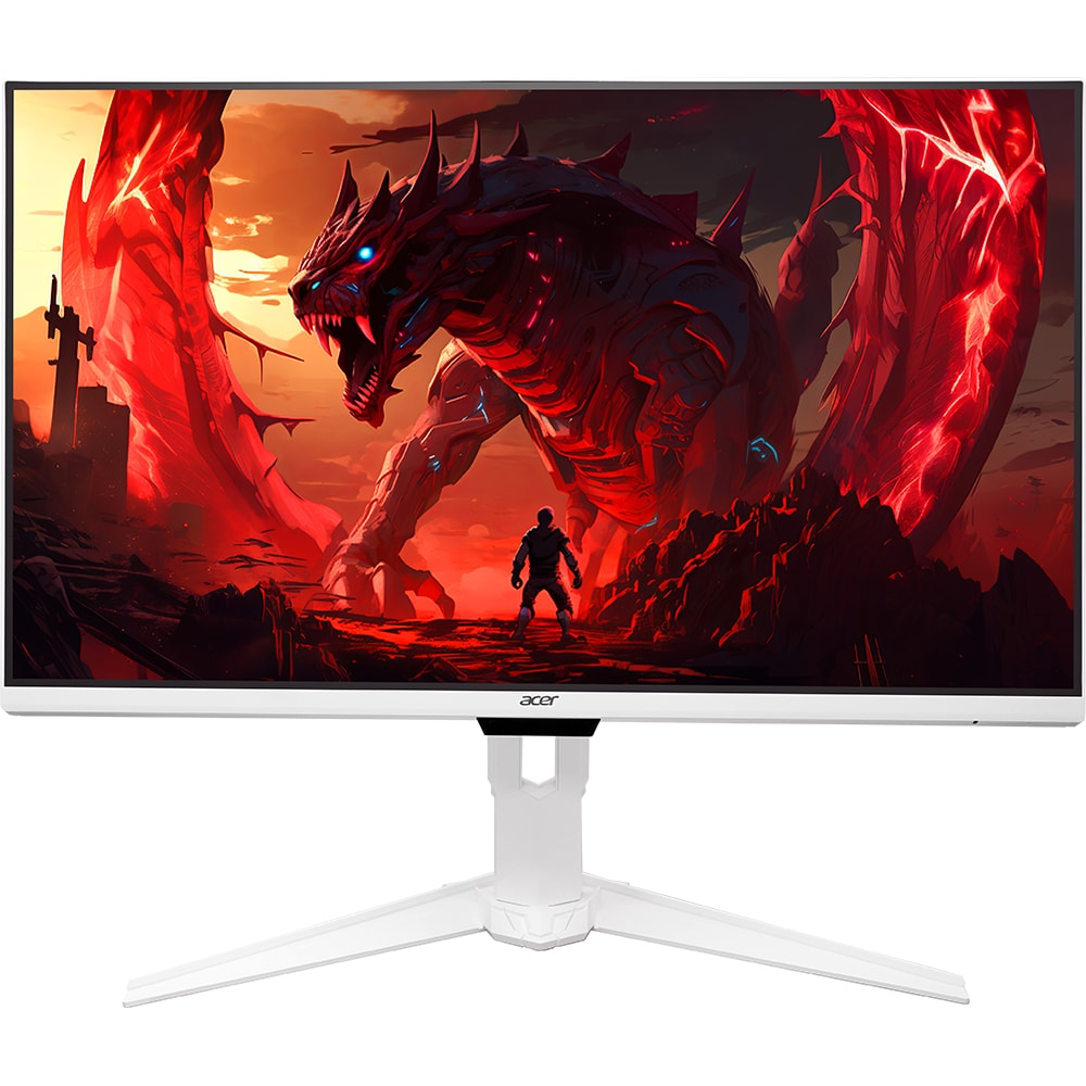 Monitor LED IPS ACER Nitro GA271UP, 27", QHD, 180Hz, AMD FreeSync, HDR10, boxe, alb