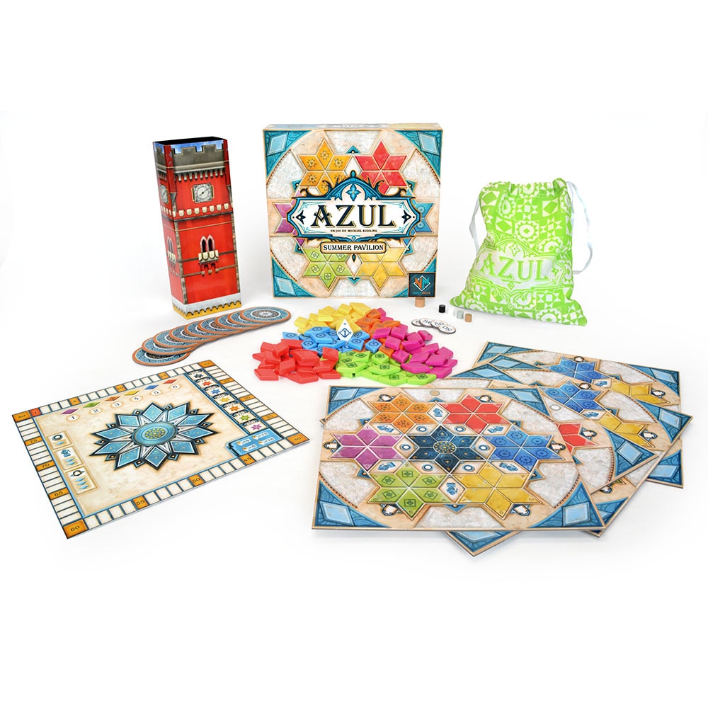 Joc de societate ASMODEE Azul - Summer Pavilion NMG60050RO, 8 ani+, 2-4 jucatori