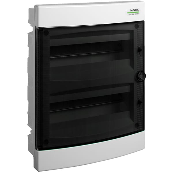 Tablou electric incastrat NOARK PNF 24T, 24 module, 2 randuri, IP 40, alb
