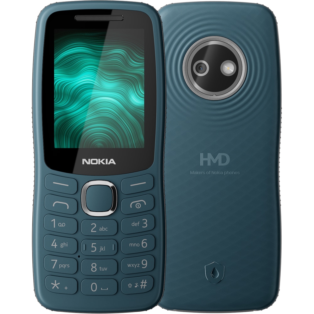Telefon NOKIA 123 Shield, 4MB RAM, 2G, Dual SIM, Green