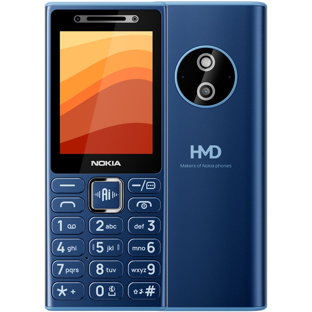 Telefon NOKIA 210, 64MB RAM, 4G, Dual SIM, Dark Blue