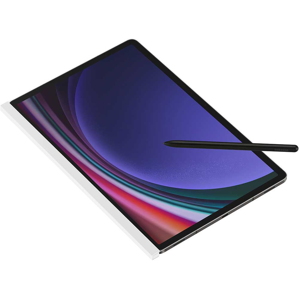 Notepaper Screen Case pentru SAMSUNG Galaxy Tab S9/S9 FE, EF-ZX712PWEGWW, alb