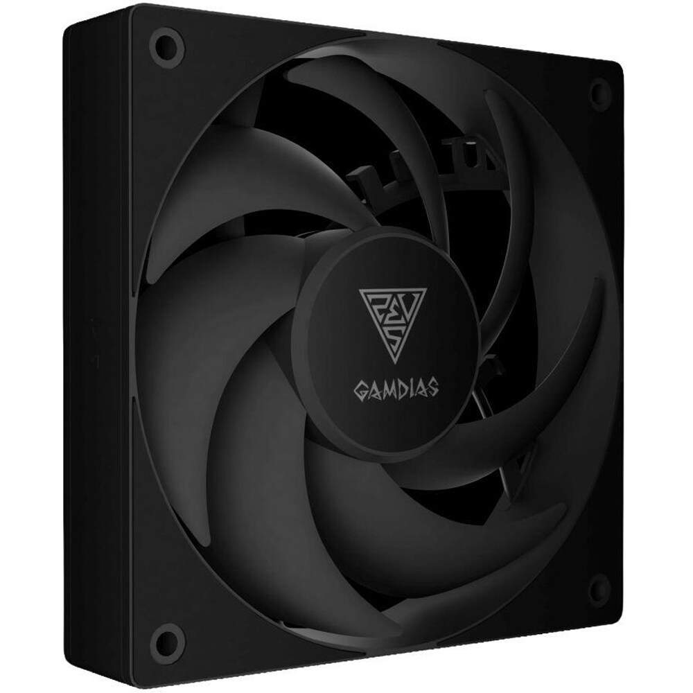 Set 3 ventilatoare Gamdias Notus M1-1203, 3x120mm, negru