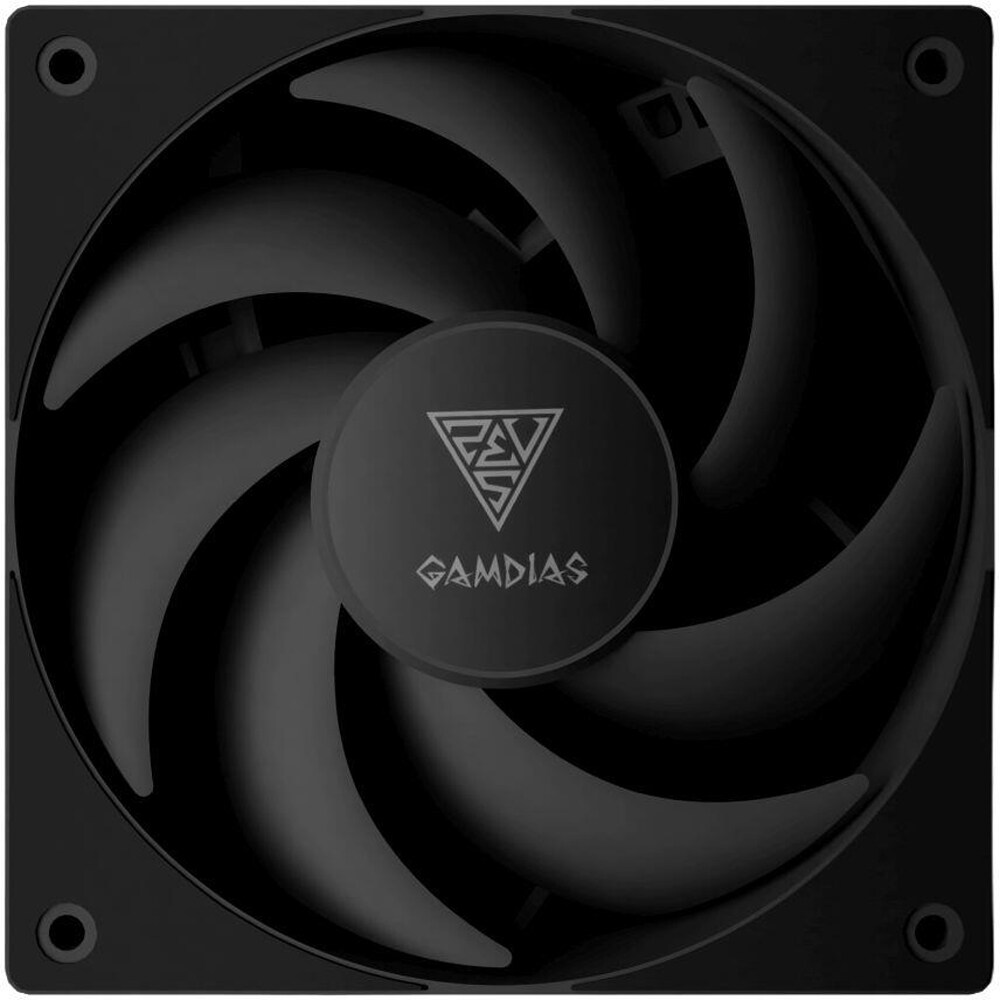 Set 3 ventilatoare Gamdias Notus M1-1203, 3x120mm, negru