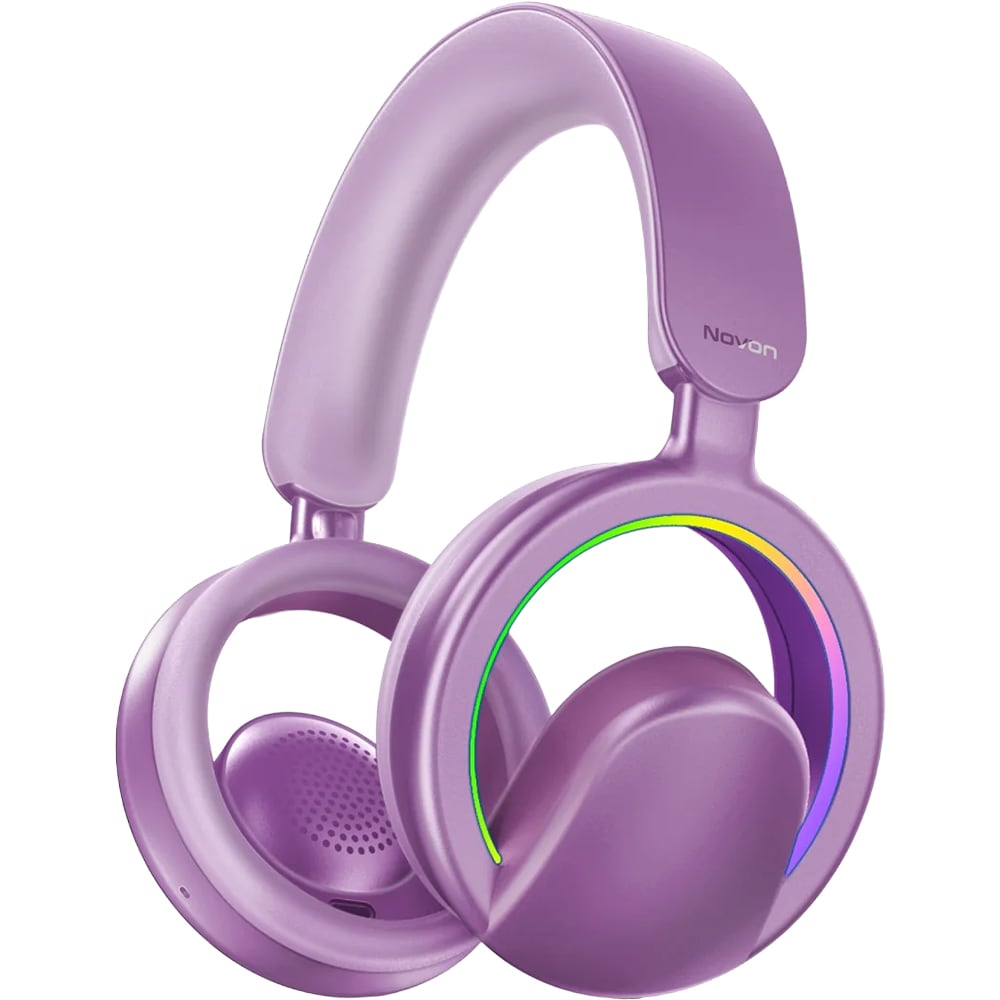 Casti PROMATE Novon, Bluetooth, Over-ear, Microfon, violet