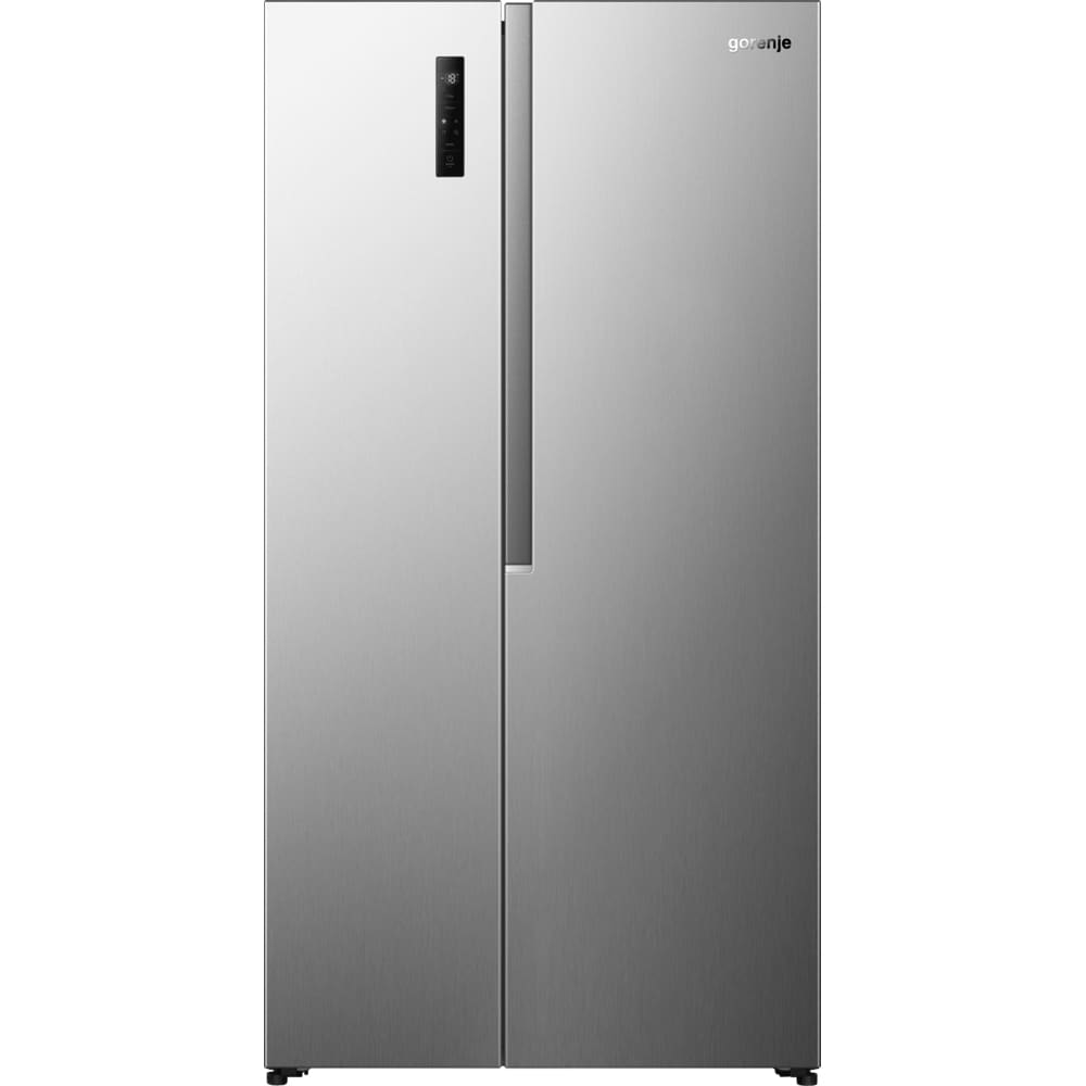 Side by Side GORENJE NRS917C41X, NoFrost Plus, 544 l, H 178.6 cm, Clasa C, argintiu