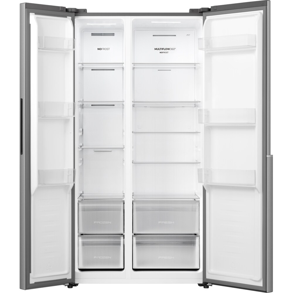 Side by Side GORENJE NRS917C41X, NoFrost Plus, 544 l, H 178.6 cm, Clasa C, argintiu