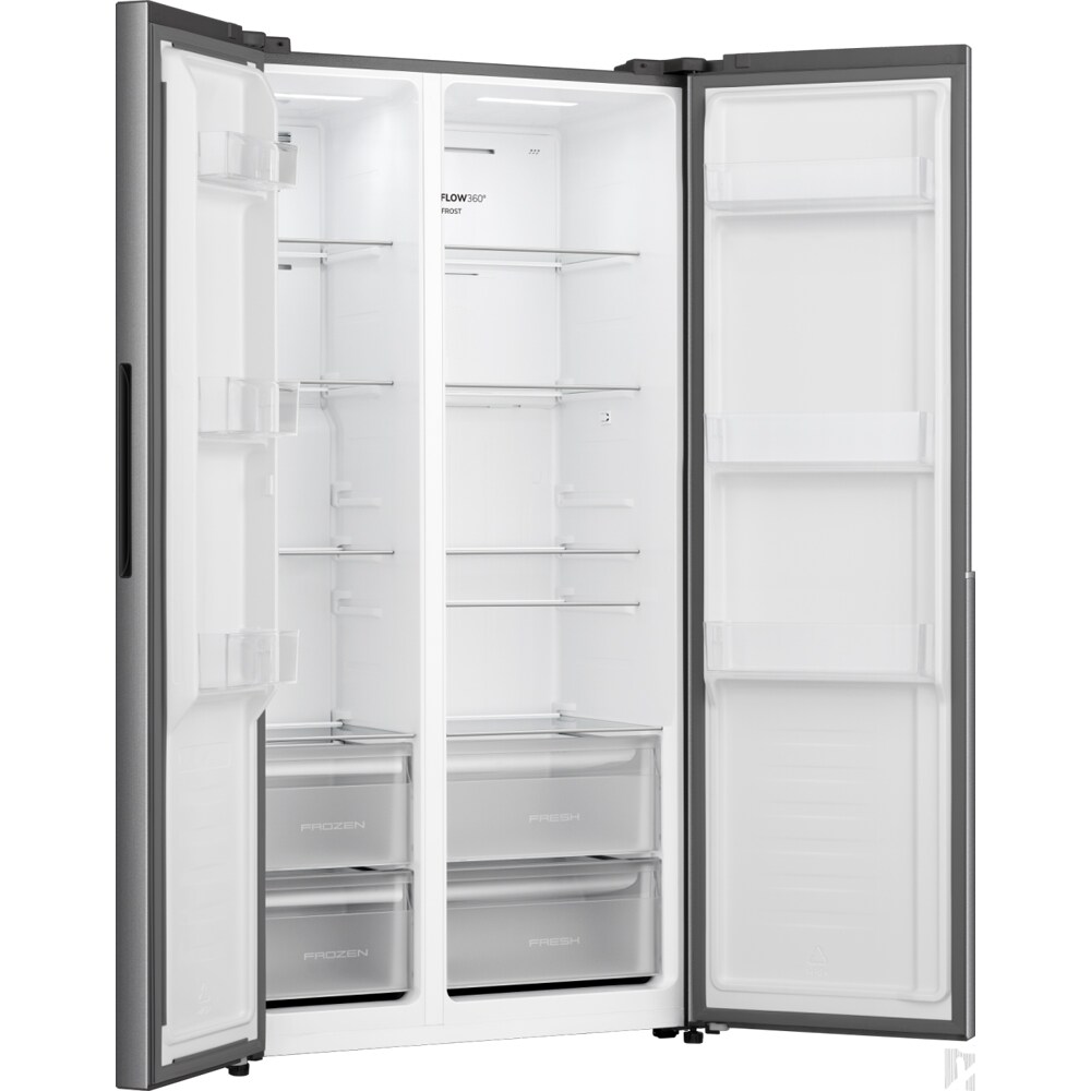 Side by Side GORENJE NRS917C41X, NoFrost Plus, 544 l, H 178.6 cm, Clasa C, argintiu