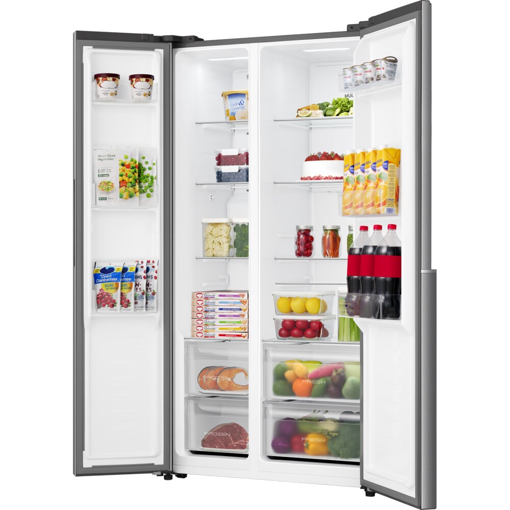 Side by Side GORENJE NRS917C41X, NoFrost Plus, 544 l, H 178.6 cm, Clasa C, argintiu