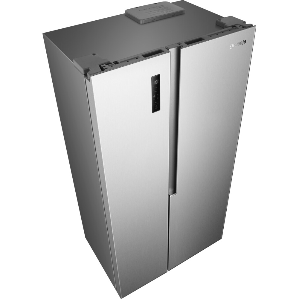 Side by Side GORENJE NRS917C41X, NoFrost Plus, 544 l, H 178.6 cm, Clasa C, argintiu