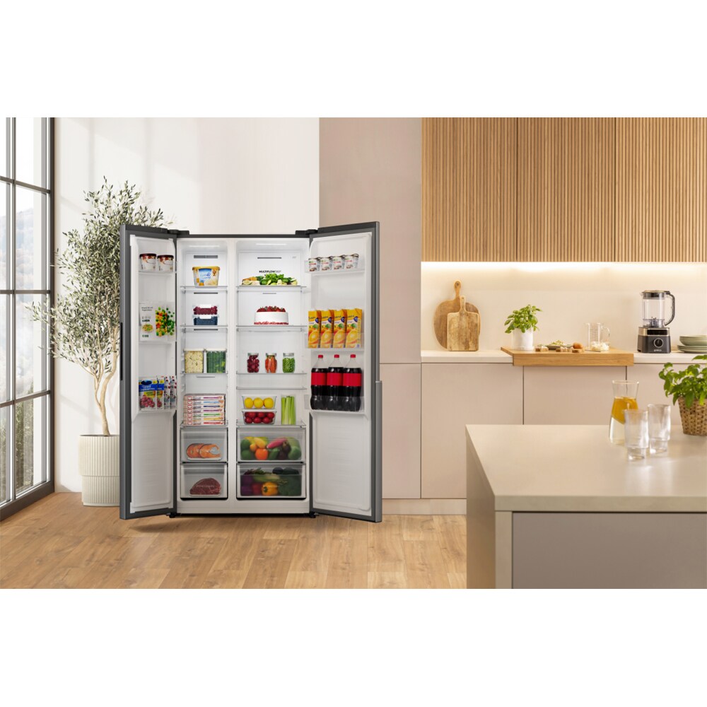 Side by Side GORENJE NRS917D41BX, NoFrost Plus, 544 l, H 178.6 cm, Clasa D, negru