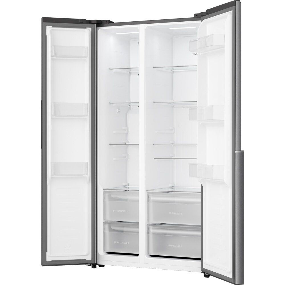 Side by Side GORENJE NRS917D41X, NoFrost Plus, 544 l, H 178.6 cm, Clasa D, argintiu
