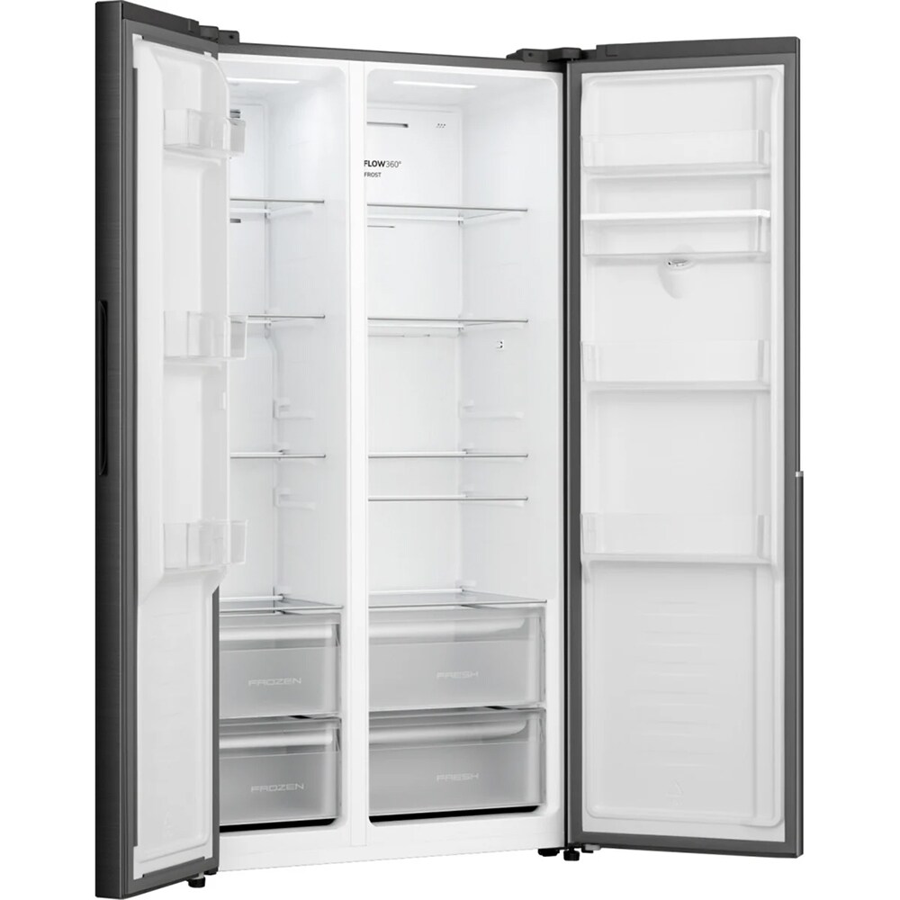 Side by Side GORENJE NRS917E41BX, NoFrost Plus, 544 l, H 178.6 cm, Clasa E, negru