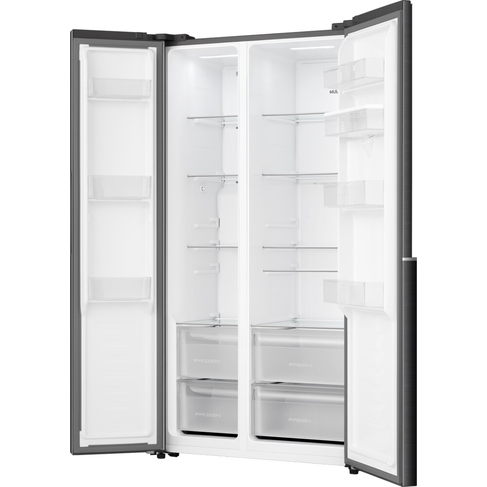 Side by Side GORENJE NRS917E41BXWD, NoFrost Plus, 541 l, H 178.6 cm, Clasa E, Dozator apa, negru