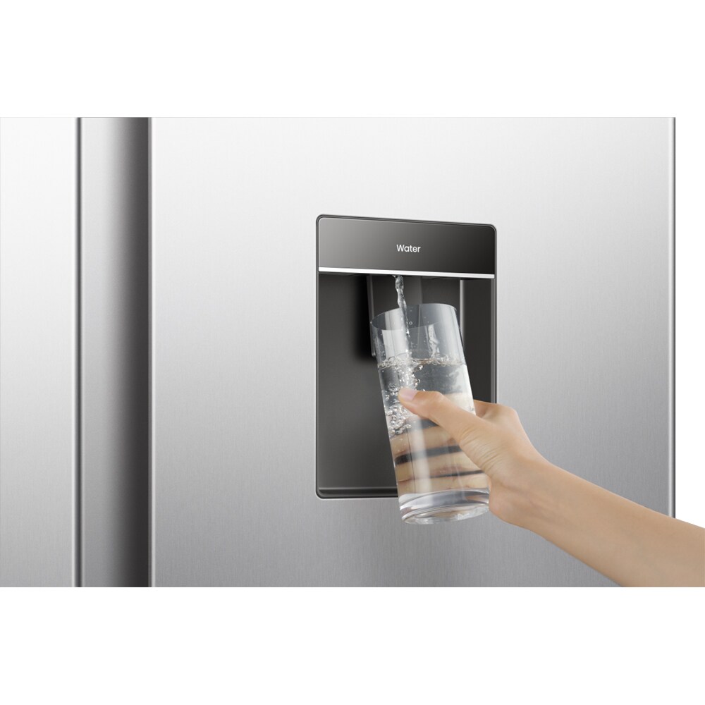 Side by Side GORENJE NRS917E41XWD, NoFrost Plus, 541 l, H 178.6 cm, Clasa E, Dozator apa, argintiu