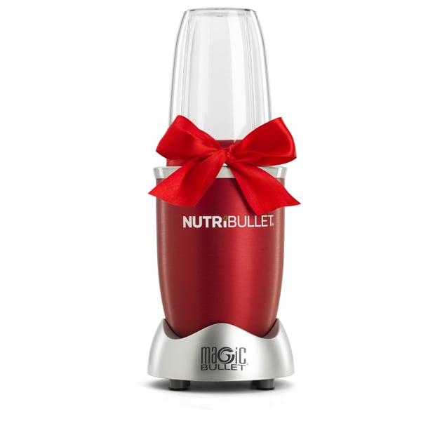 Blender DELIMANO Nutribullet Magic Bullet, 0.7l, 600W, 1 treapta viteza, argintiu-rosu