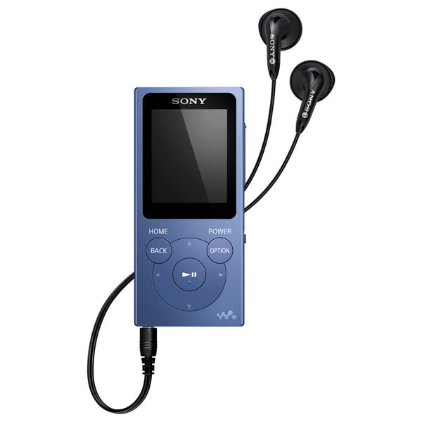 MP4 player SONY Walkman NW-E394L, 8GB, FM, albastru