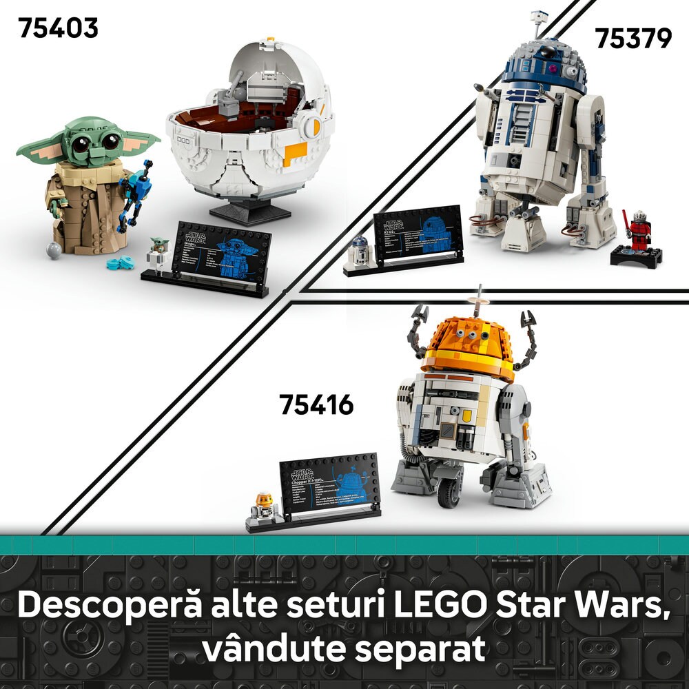 LEGO Star Wars: Droid Astromech Chopper C1-10P 75416, 10 ani+, 1039 piese