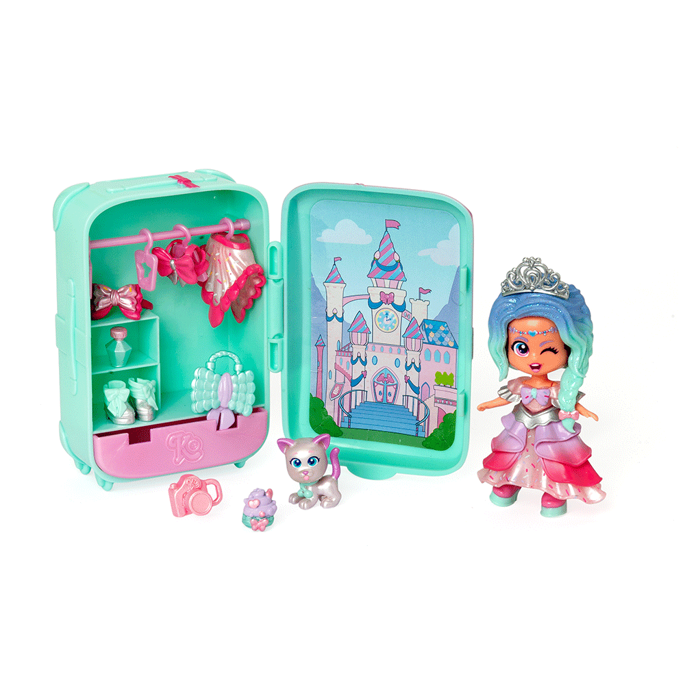 Set papusa KOOKYLOOS Dulap Sweet Wishes 1100042504, 3 ani+, multicolor