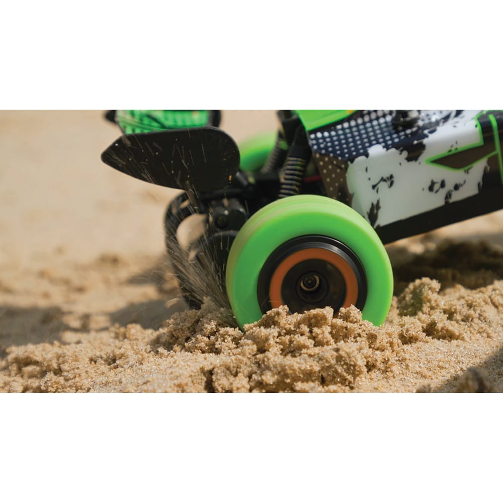 Masinuta cu telecomanda EXOST RC - Dust storm 753020639, 5 ani+, verde-negru