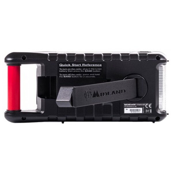 Statie de urgenta Midland ER300 C1173 cu receptor AM/FM, incarcare solara sau dinam