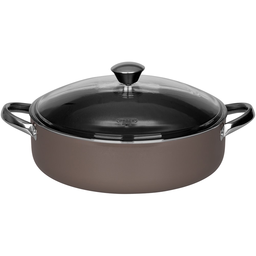 Cratita FEST Flow, 28cm, 6l, aluminiu, maro