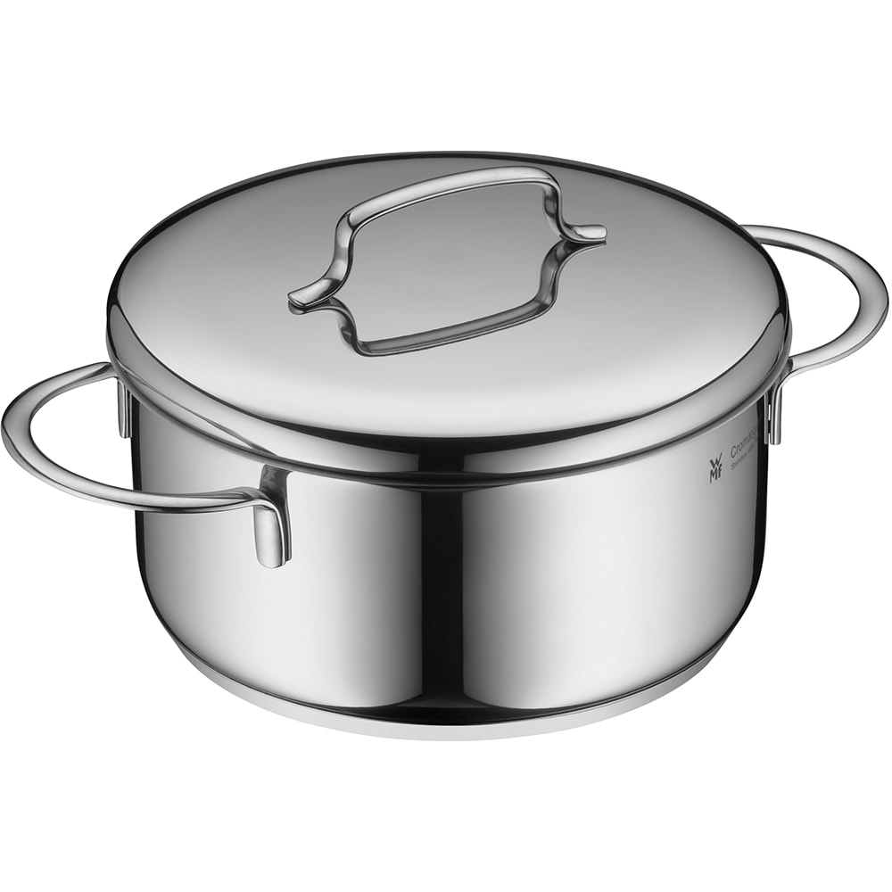 Set vase WMF Mini 718556040, 5 piese, 12-16cm, 0.9-1.5l, inox, argintiu