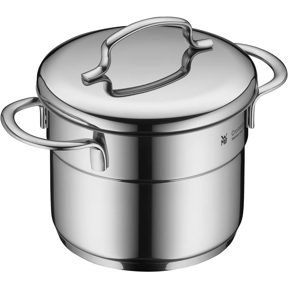 Set vase WMF Mini 718556040, 5 piese, 12-16cm, 0.9-1.5l, inox, argintiu