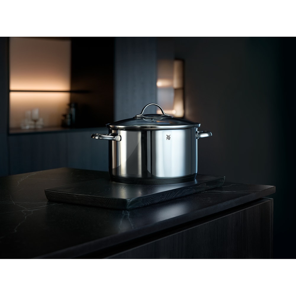 Set vase WMF Provence 721556380, 5 piese, 16-24cm, 1.7-5.7l, inox, argintiu