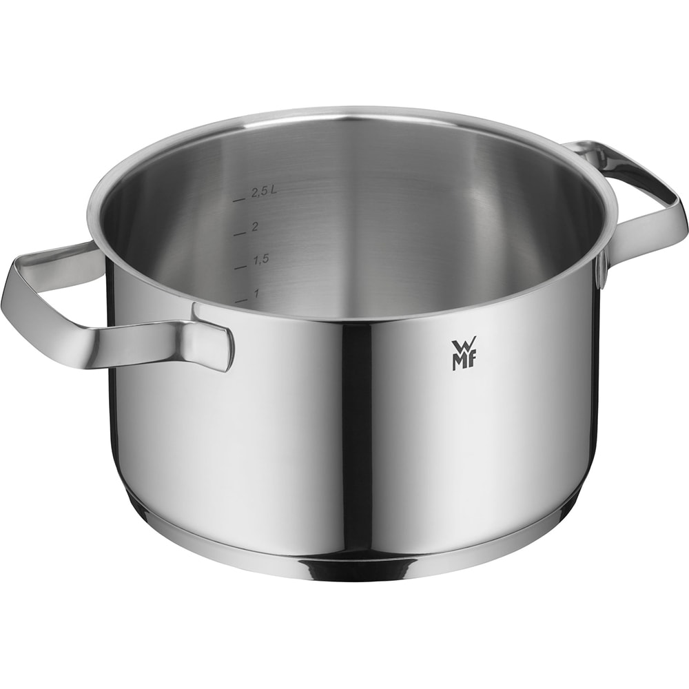 Set vase WMF Belmonte 751556040, 5 piese, 16-24cm, 1.5-5.7l, inox, argintiu