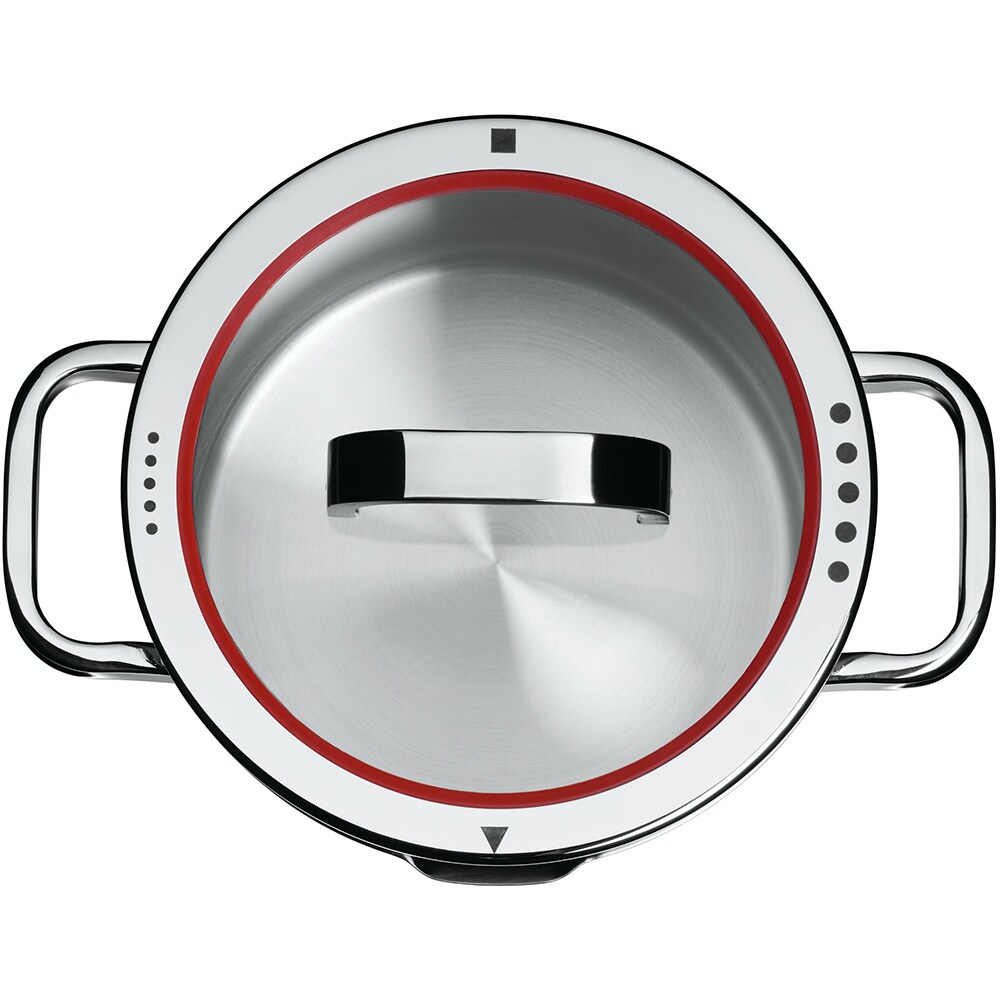 Cratita cu capac WMF 760206380, 2.5l,  20cm, otel inoxidabil, argintiu