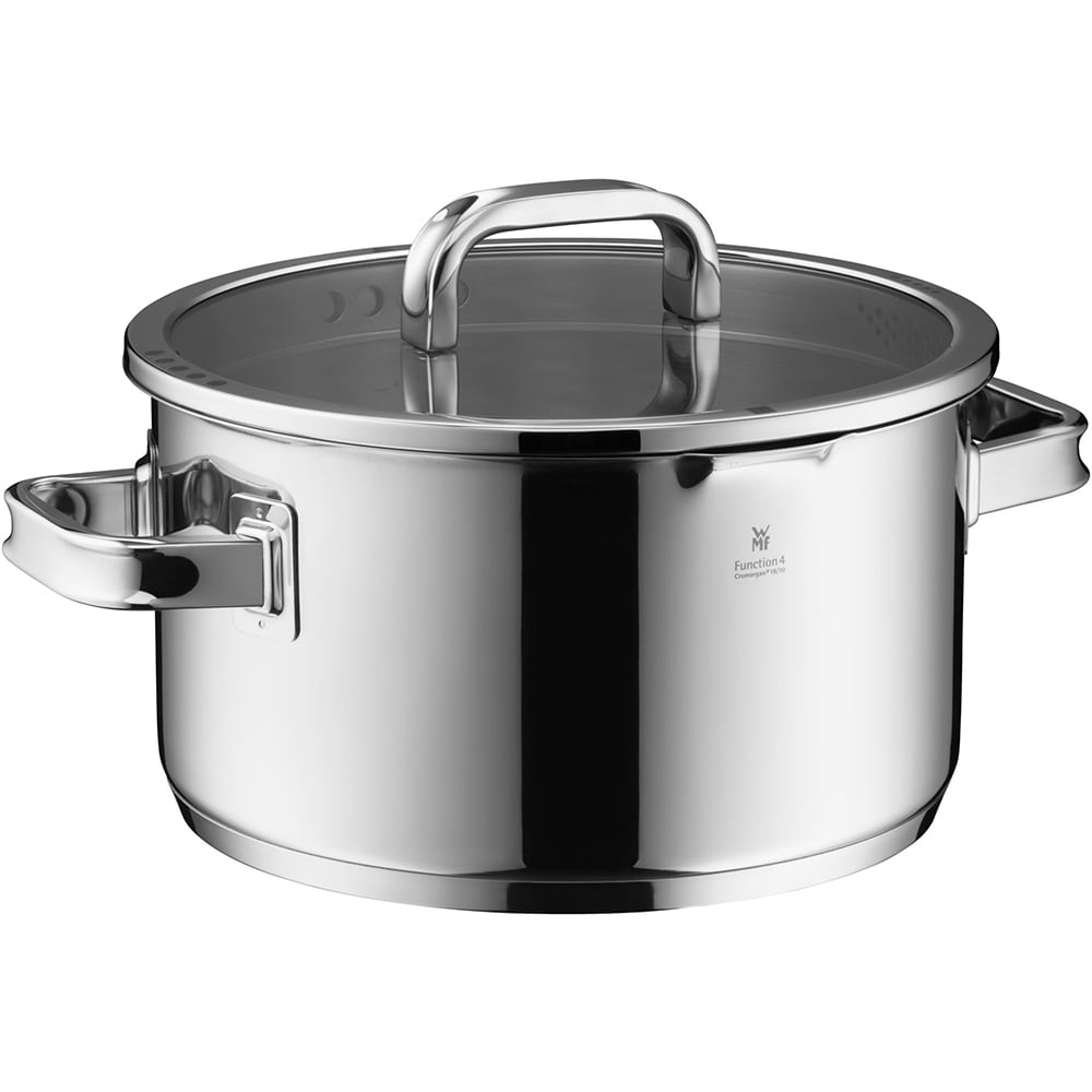 Set vase WMF Function 760556380, 5 piese, 16-24cm, 1.4-5.7l, inox, argintiu