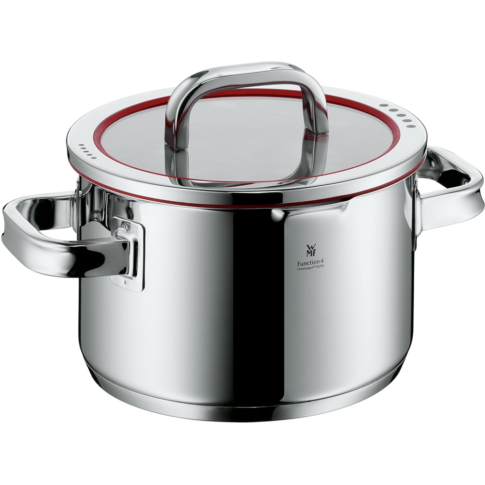 Set vase WMF Function 760556380, 5 piese, 16-24cm, 1.4-5.7l, inox, argintiu