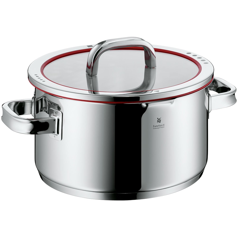 Set vase WMF Function 760556380, 5 piese, 16-24cm, 1.4-5.7l, inox, argintiu