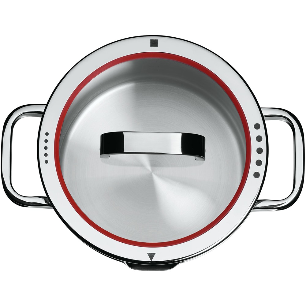 Oala cu capac WMF 761206380, 3.3l, 20cm, otel inoxidabil, argintiu