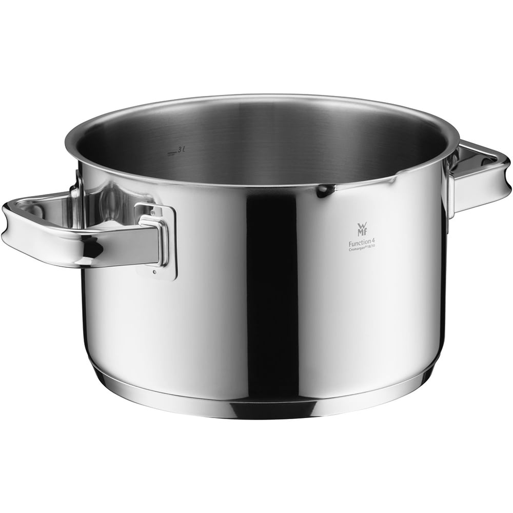 Oala cu capac WMF 761206380, 3.3l, 20cm, otel inoxidabil, argintiu