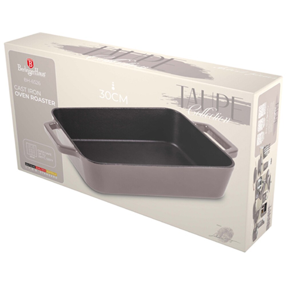 Forma de copt BERLINGER HAUS Taupe BH6526, 30 x 20 cm, fonta