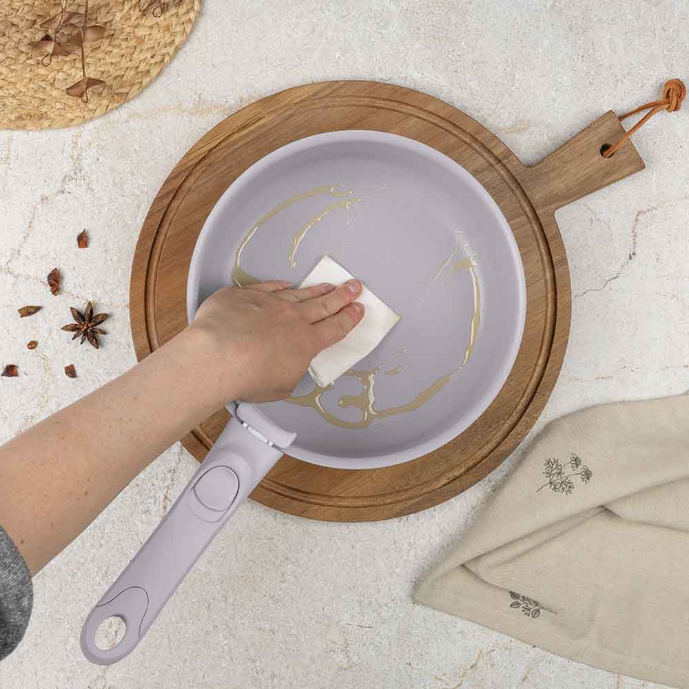 Set vase de gatit BERLINGER HAUS Taupe Collection BH 8255, 9 piese, 1-2.2l, 20-24 cm, aluminiu, gri
