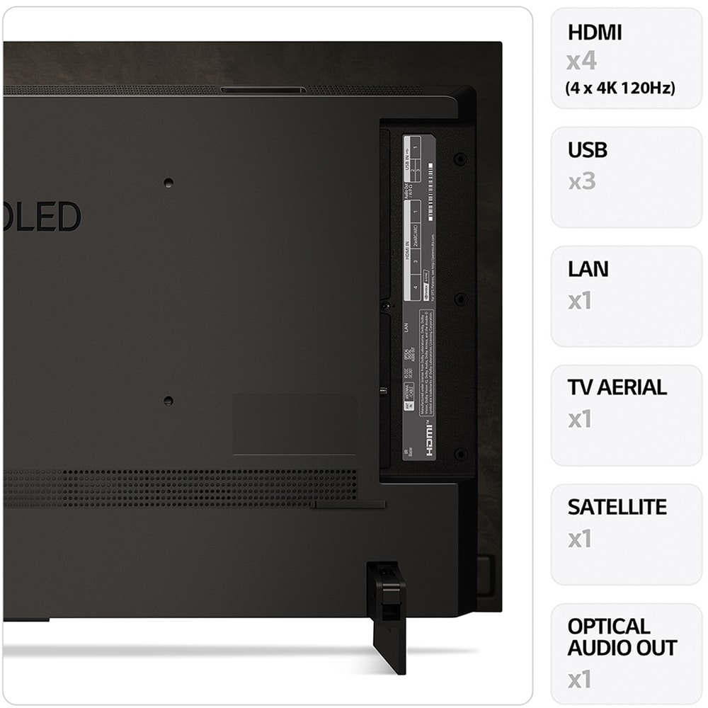 Televizor OLED Evo Smart LG 42C41LA, Ultra HD 4K, HDR, 105cm