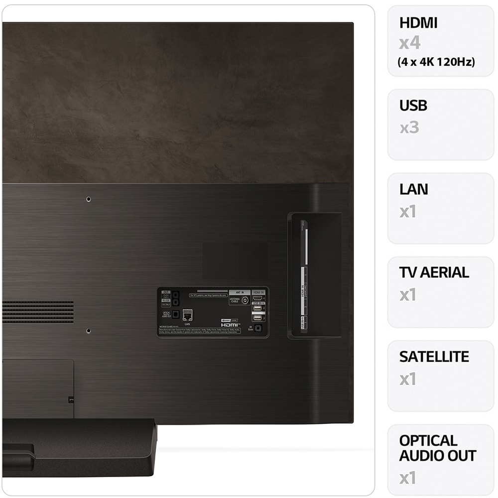 Televizor OLED Evo Smart LG 48C41LA, Ultra HD 4K, HDR, 121cm