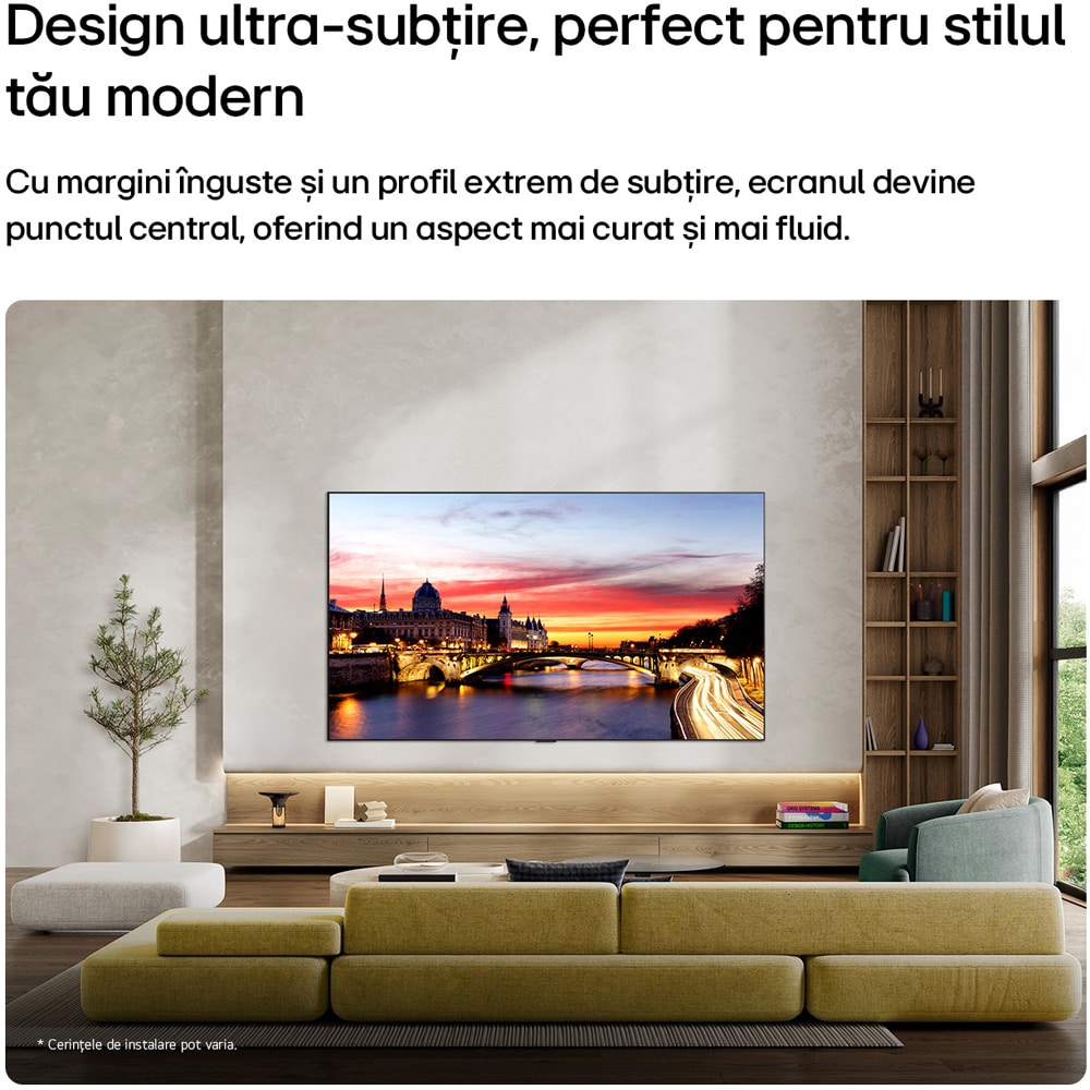 Televizor OLED Evo Smart LG 48C61LA, Ultra HD 4K, HDR, 121cm
