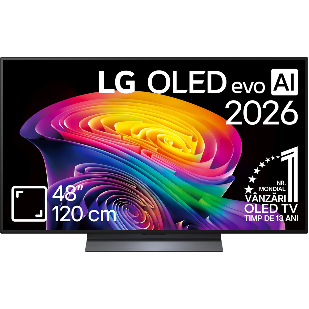 Televizor OLED Evo Smart LG 48C61LA, Ultra HD 4K, HDR, 121cm