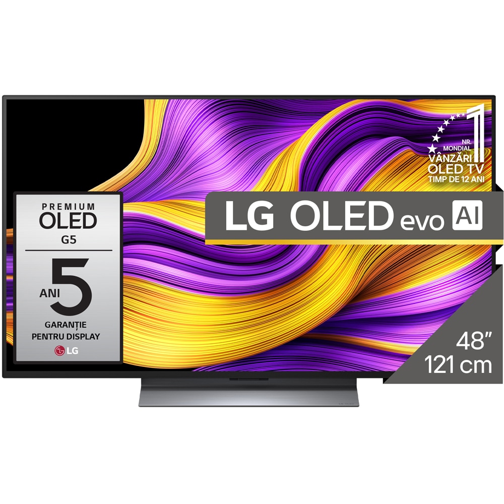Televizor OLED Evo Smart LG 48G53LS, Ultra HD 4K, HDR, 121cm