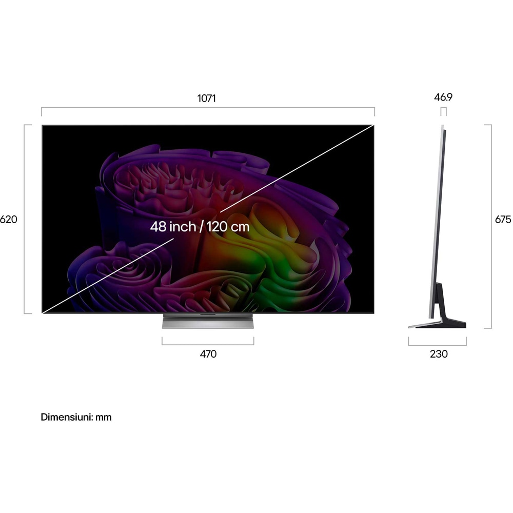 Televizor OLED Evo Smart LG 48G63LS, Ultra HD 4K, HDR, 121cm