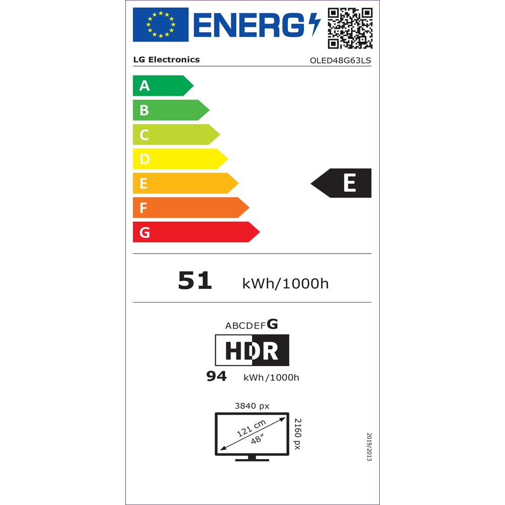 Televizor OLED Evo Smart LG 48G63LS, Ultra HD 4K, HDR, 121cm